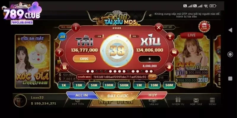 Tài xỉu MD5